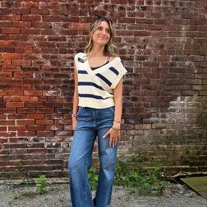 NWT BY TOGETHER Nautical Sweater Vest